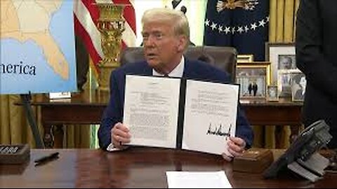 BREAKING: Trump signs executive order on reciprocal tariffs