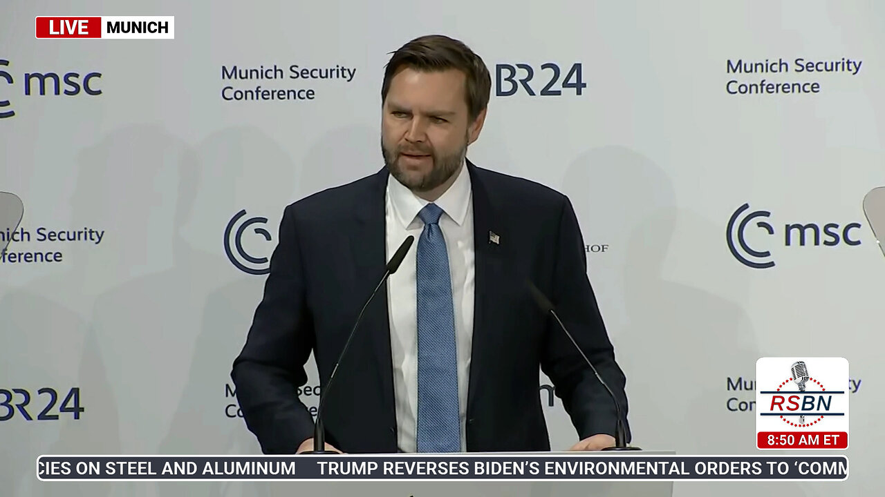 WATCH: Vice President JD Vance Addresses the Munich Security Conference - 2/14/25