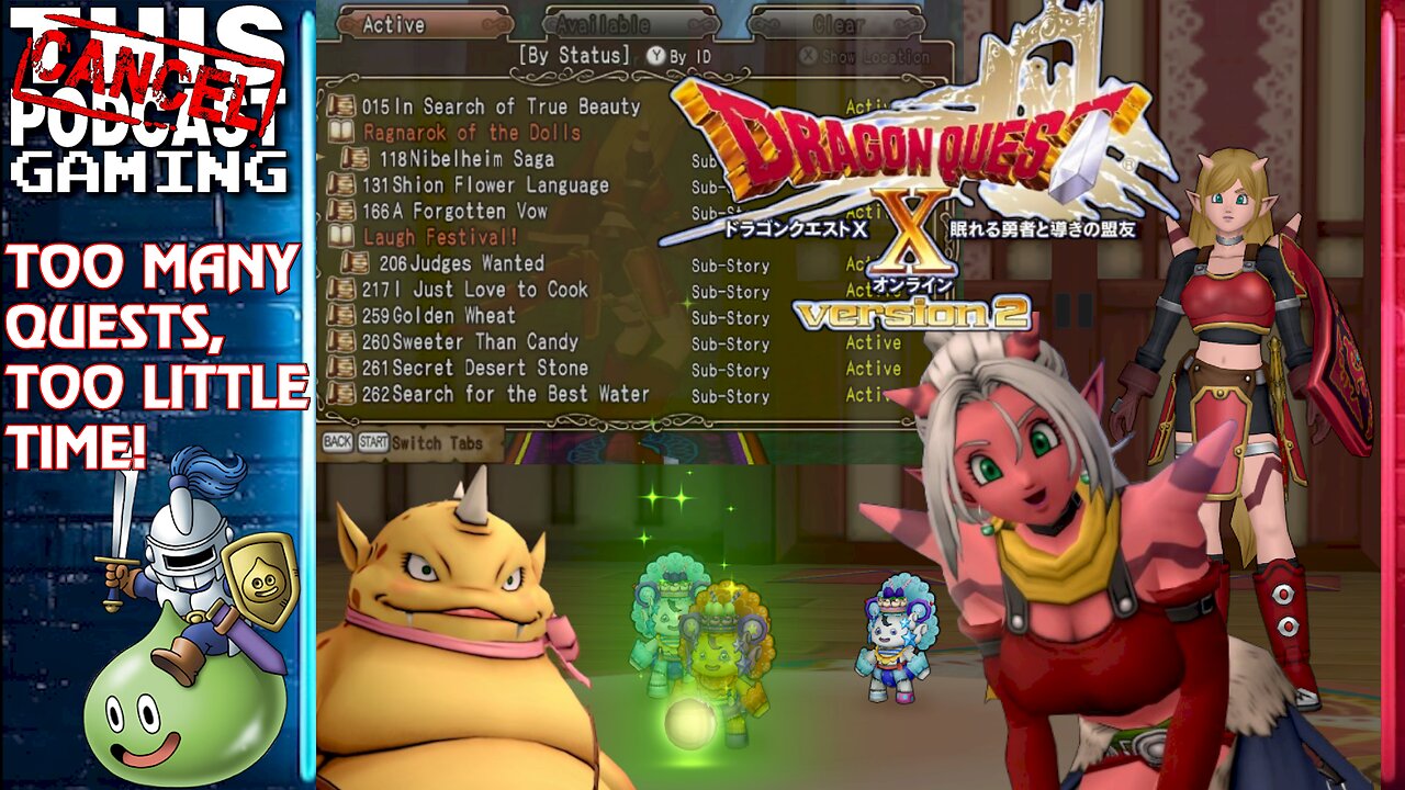 DRAGON QUEST X ONLINE VERSION 2 - Too Many Quests, Too Little Time! - CTP GAMING