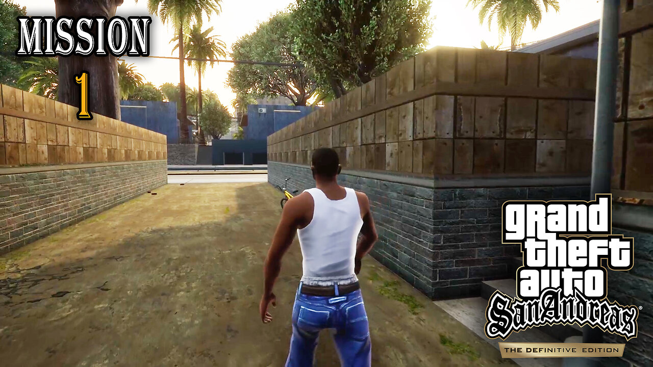 GTA San Andreas Definitive Edition - Mission #1 | Walkthrough NO COMMENTARY