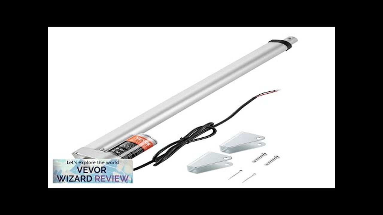 VEVOR Linear Actuator 12V 18 Inch High Load 330lbs/1500N Linear Actuator 0.19"/s Review