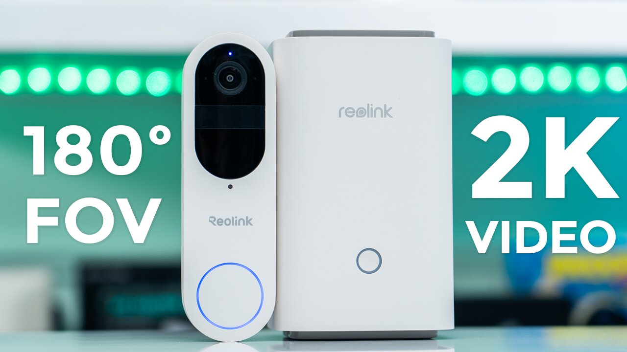 2K Video & No Monthly Fees - Reolink 2K Smart Video Doorbell!