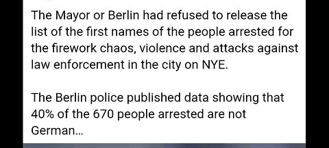 MAYOR OF BERLIN RELEASES NAMES OF NYE ATTACKERS