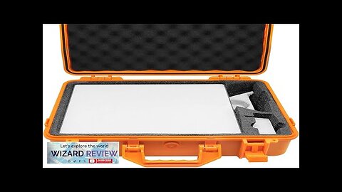 Waterproof Hard Case for Starlink Mini Dish With Pre-cut Custom Foam Orange Review