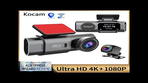 Dash Cam Ultra HD 4K Camera for Car Dashcam GPS Wifi 24h Review