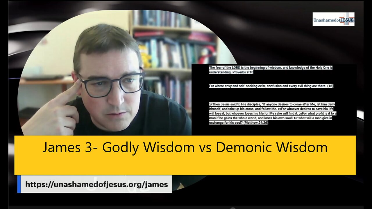 Godly Wisdom vs Demonic Wisdom #sermon James 3:13-18 #james