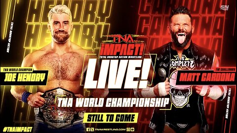 Joe Hendry Retains TNA World Championship Against Matt Cardona! #shorts