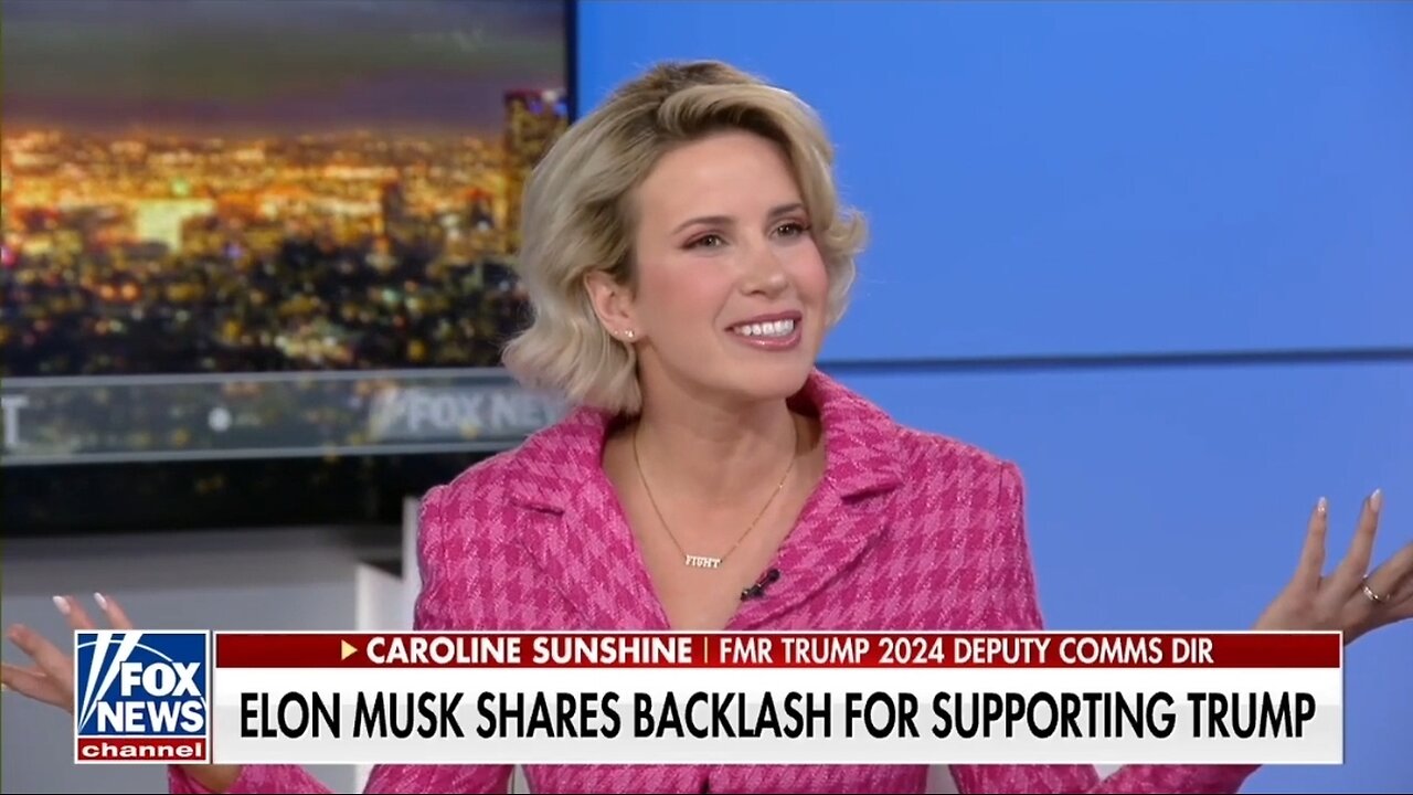 Caroline Sunshine: I Thought Elon Musk Checked All Dems DEI Boxes?