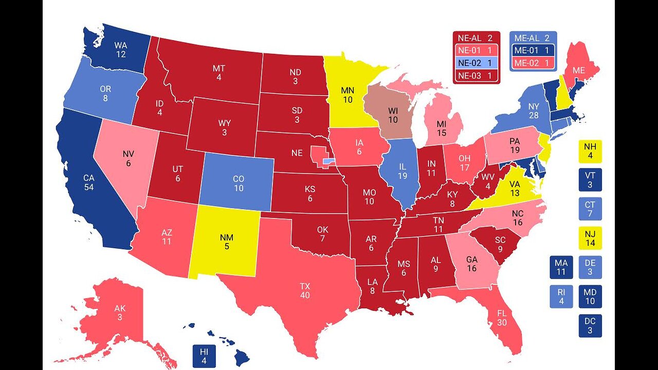 There are at least FIVE states that can flip red by 2028!