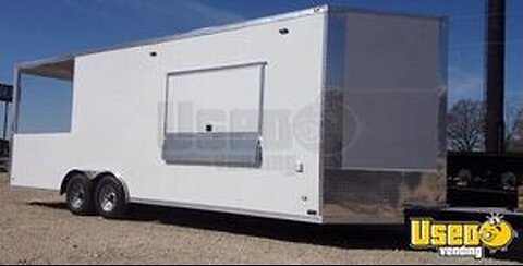 2022 - 8.5' x 24' Coffee and Beverage Concession Trailer with 6' Porch for Sale in Oklahoma!