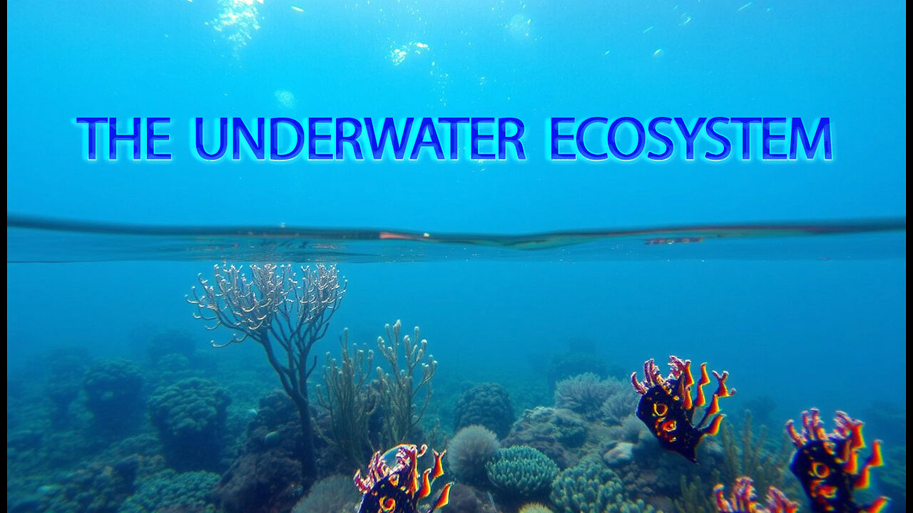 The underwater ecosystem