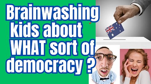 Teaching kids about a fake democracy?