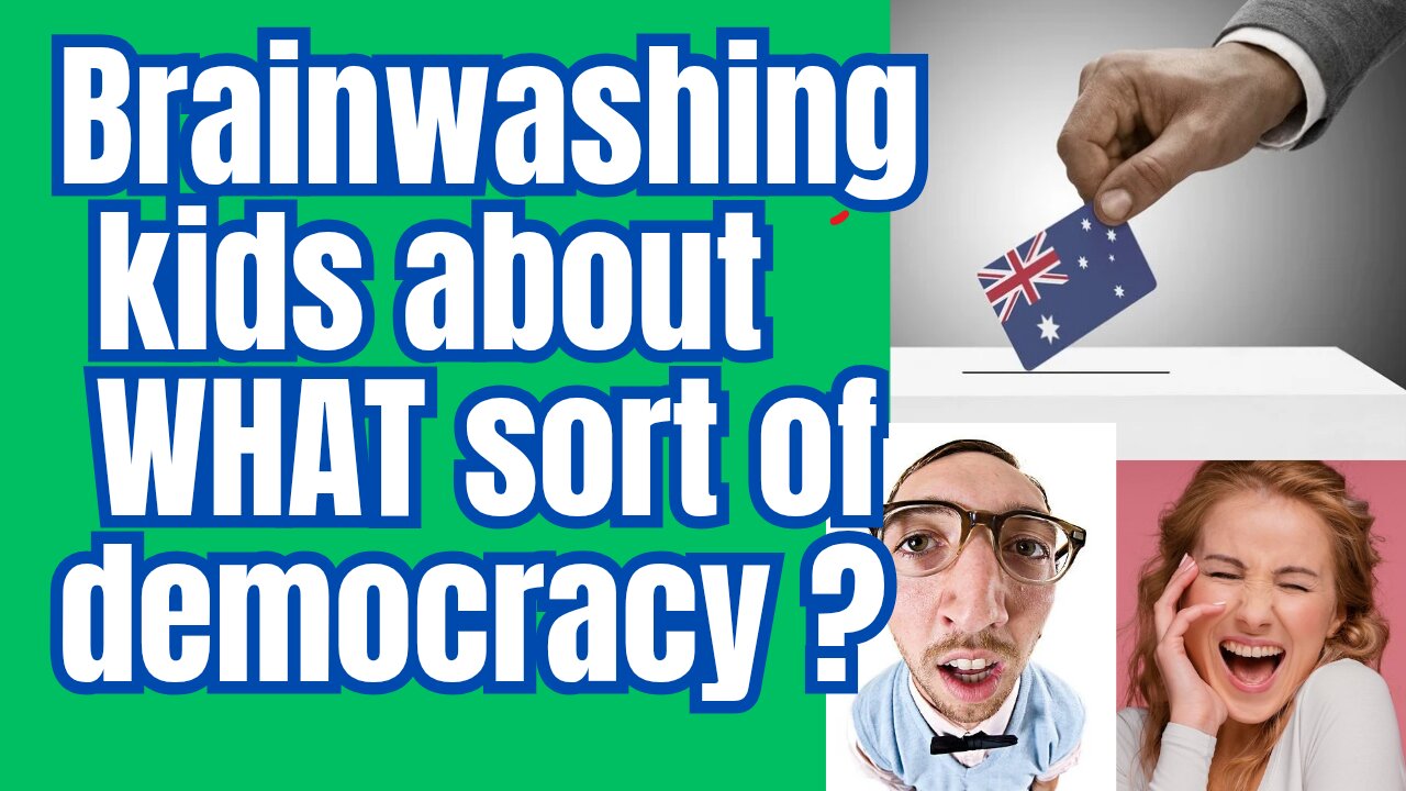Teaching kids about a fake democracy?