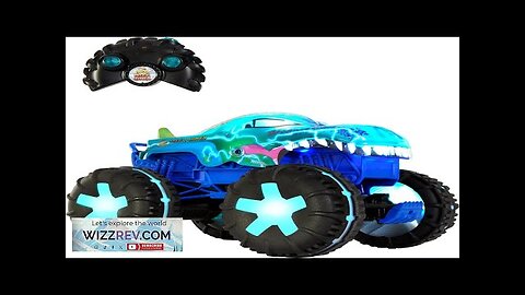 Hot Wheels Toy Truck Monster Trucks RC Oversized Remote-Control Mega-Wrex Alive in Review