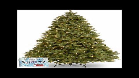 National Tree Company Pre-Lit 'Feel Real' Artificial Full Downswept Christmas Tree Green Review