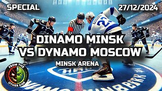 KHL ICE HOCKEY GAME - DINAMO MINSK VS DYNAMO MOSCOW - MINSK ARENA - MINSK, BELARUS - 27TH DEC 2024