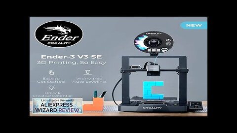 Creality 3D Ender-3 V3 SE Printer Sprite Direct Extrusion 250mm/S Faster Printing Review