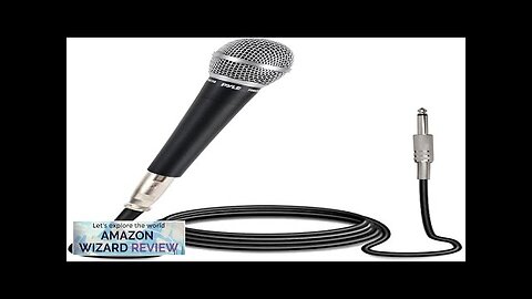 Pyle Handheld Microphone Dynamic Moving Coil Cardioid Unidirectional Includes 15ft XLR Audio Review