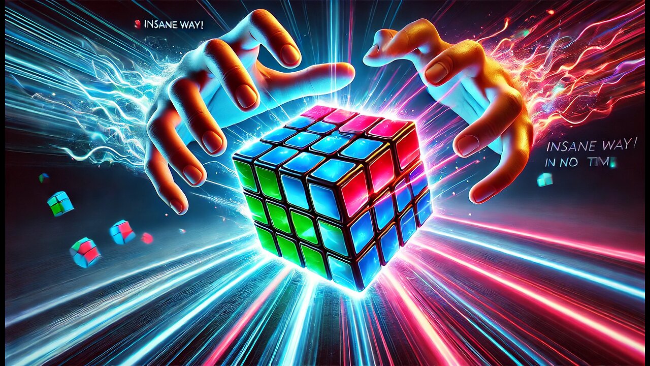 HOW TO SOLVE A 3X3 RUBIK'S CUBE | INSANE EASIEST WAY