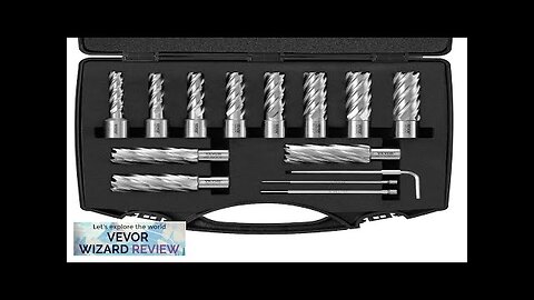 VEVOR Annular Cutter Set 13 pcs Weldon Shank Mag Drill Bits 7/16" Review