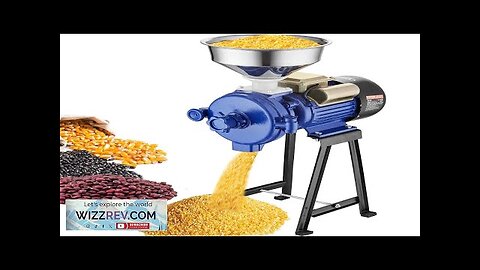 VEVOR 3000W Electric Grain Grinder Corn Wheat Flour Cereal Mill Dry Grinder Review