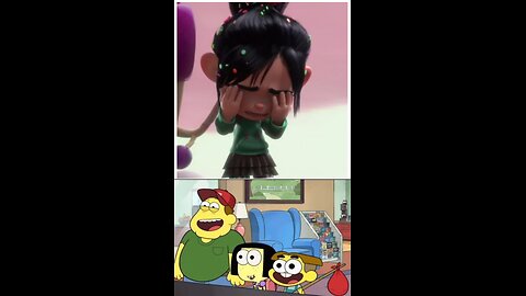 Big city greens characters laugh at vanellope crying