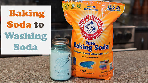 How to Convert Baking Soda into Washing Soda