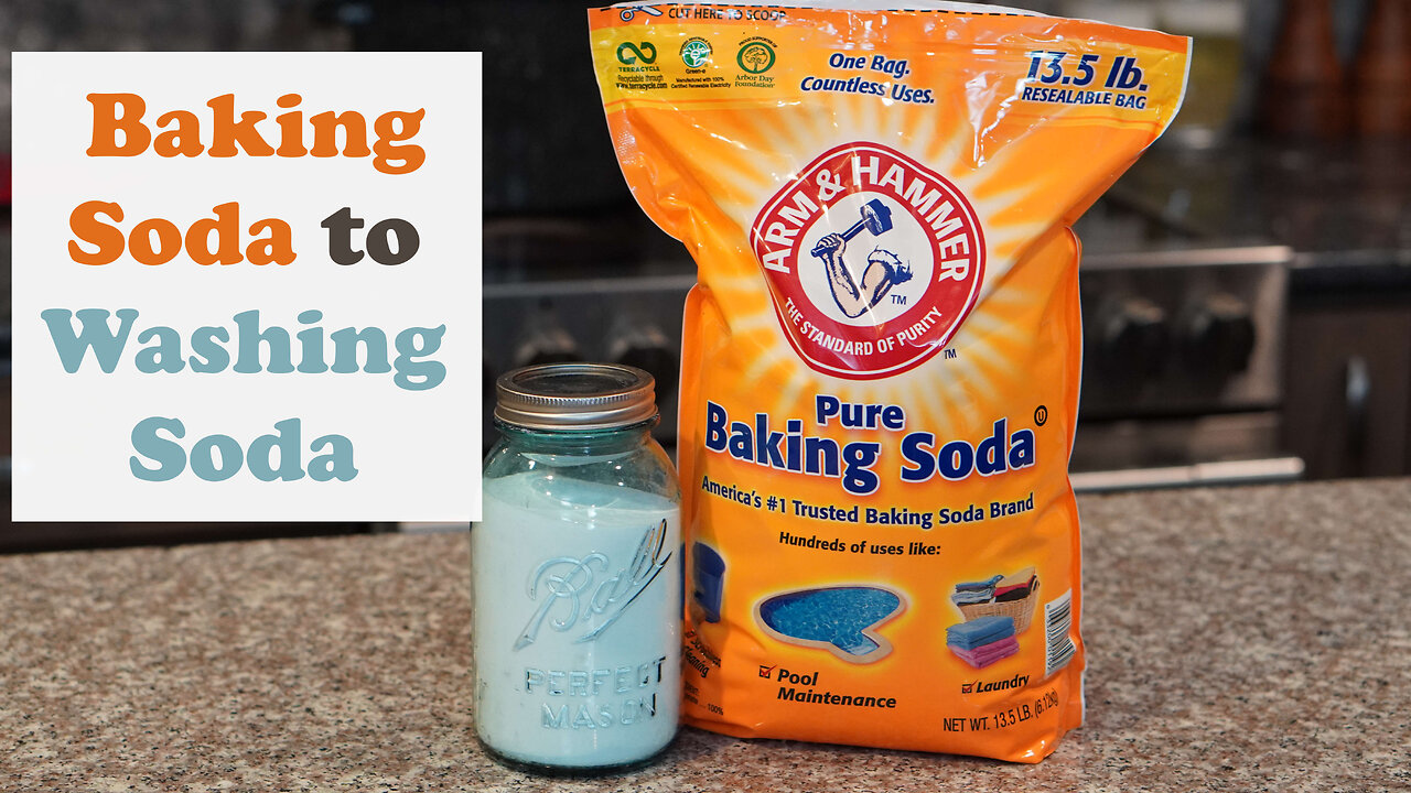 How to Convert Baking Soda into Washing Soda