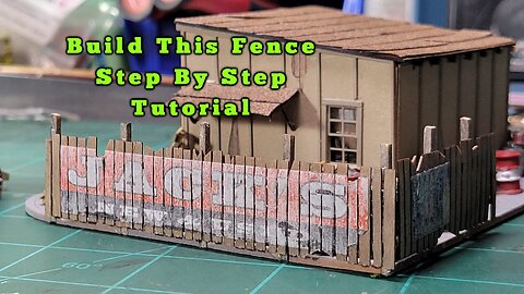 Easy Instructions On How To Build Wooden Fences In Any Scale Model Railroad