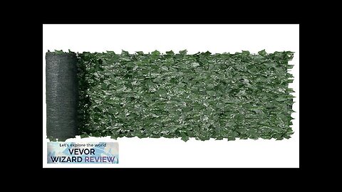 VEVOR Ivy Privacy Fence 39 x 98 in Artificial Green Wall Screen Review