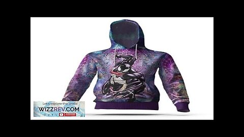 Marvel Venom Trippy Lotus Background Hoodie Review