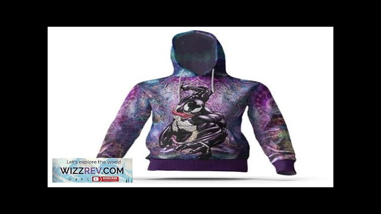 Marvel Venom Trippy Lotus Background Hoodie Review