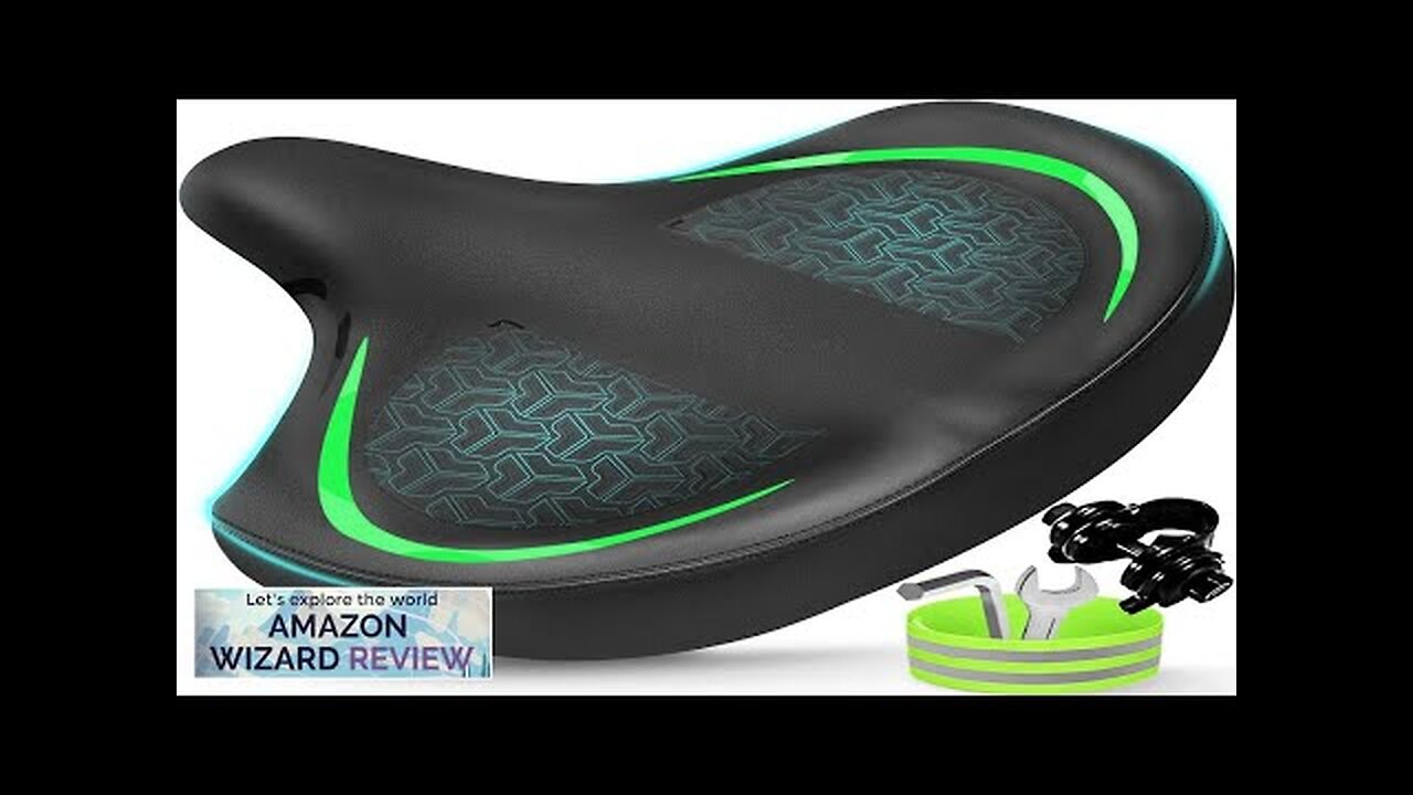 Bicycle Seat Bike Seat for Women Men Extra Comfort Wide Oversized Comfortable Review