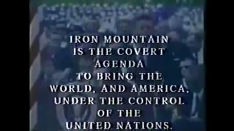 The Report from Iron Mountain (1967) JOHN DOE RELEASED TOP SECRET Report - Read by Bill Cooper