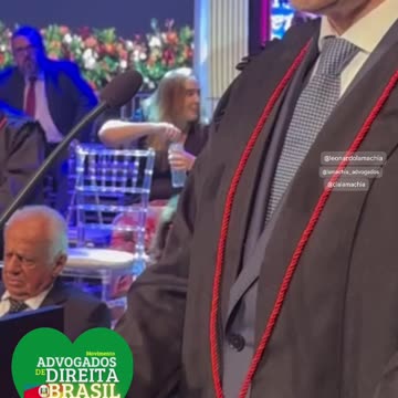 Juristocracia a ditadura da toga nunca mais brada Presidente da OAB-RS Leonardo Lamachia ao tomar posse.