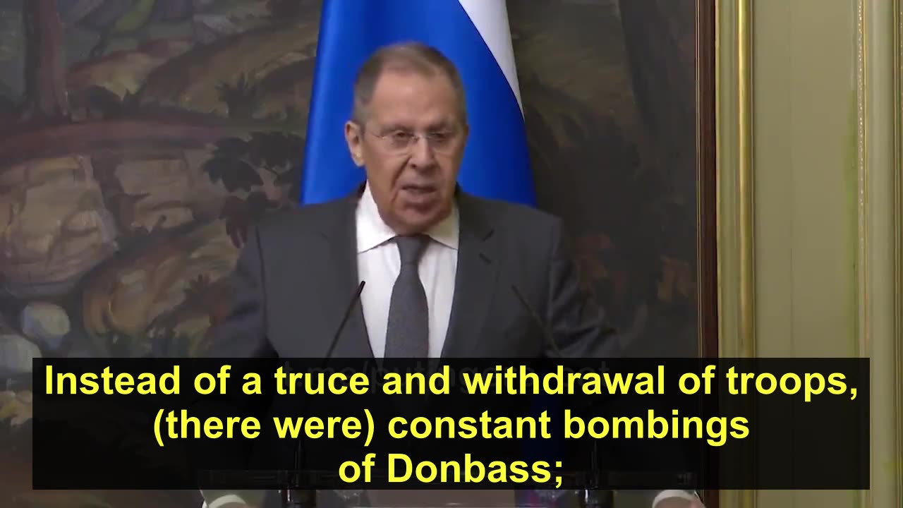 Sergey Lavrov on EU's absense dusring the talks in UAE