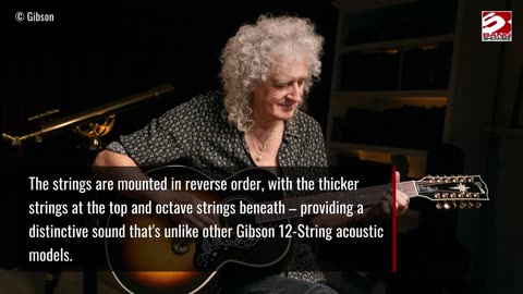 Gibson teams up with Sir Brian May to release the Brian May SJ-200 12-String guitar