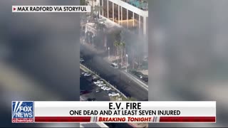 1 dead after cybertruck explodes outside Las Vegas Trump hotel