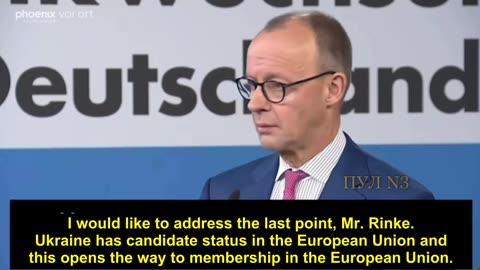 The main contender for the post of German Chancellor Friedrich Merz