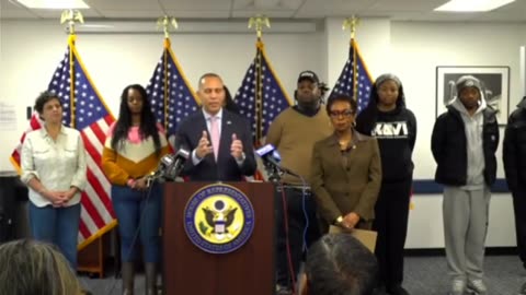 Hakeem Jeffries is calling for violence in the streets to fight "President Trump's Agenda"