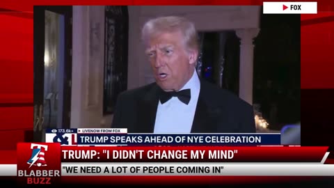 Trump: "I Didn't Change My Mind"