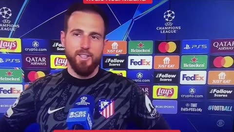 Jan Oblak on the Julian Alvarez double touch