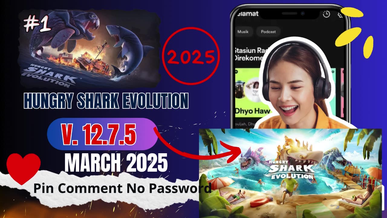Hungry shark world mod apk Latest Version 2025