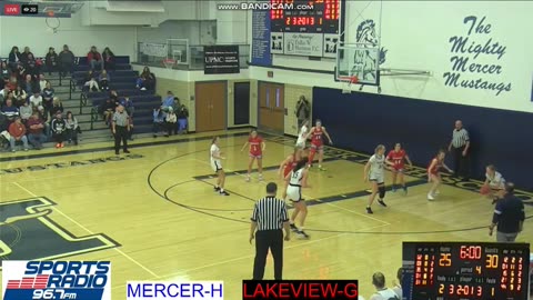 JANUARY 3 2025 HIGH SCHOOL BASKETBALL:LAKEVIEW VS MERCER PART 1