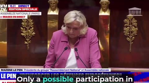 🚨🇫🇷🇺🇦 Marine Le Pen: I consider the deployment of French troops to Ukrainian