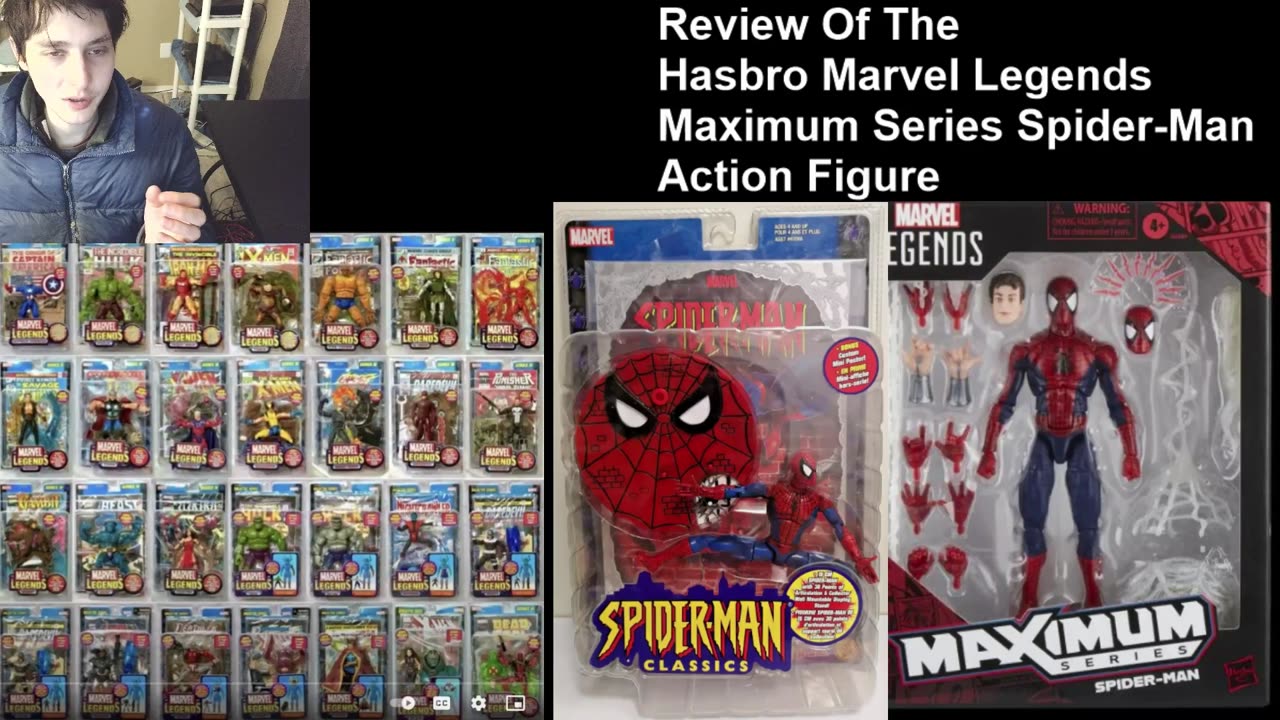 Outtake #746 Of The Review Of The Hasbro Marvel Legends Maximum Series Spider Man Action Figure