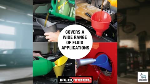 FloTool 10712MX4 Super Quad Funnel for Oil, Lubric