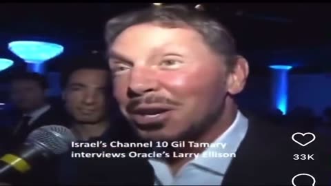 Jew Larry Ellison - servant of Israel and the JWO