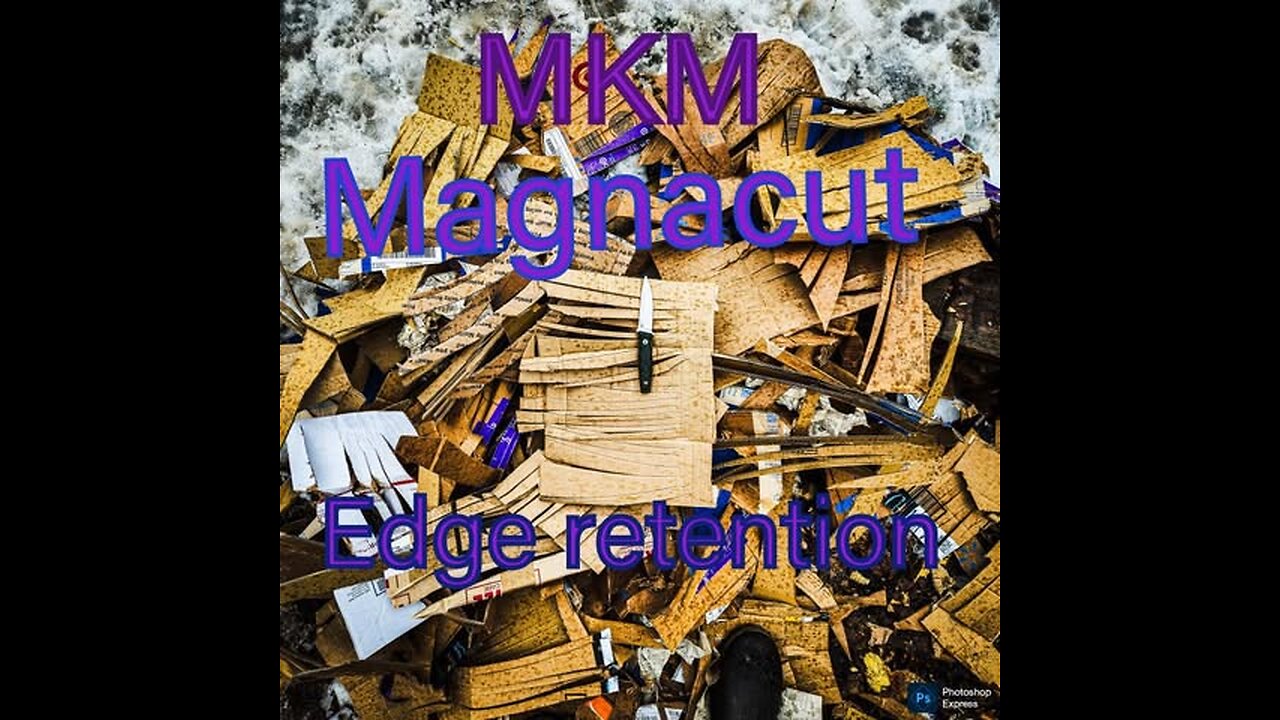 MKM Magnacut Edge Retention Test. Terzuola pocket fixed blade