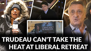 Trudeau runs from questions after Rebel News tracks down Liberal retreat